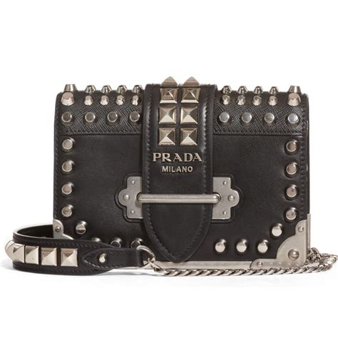 Prada cahier studded bag